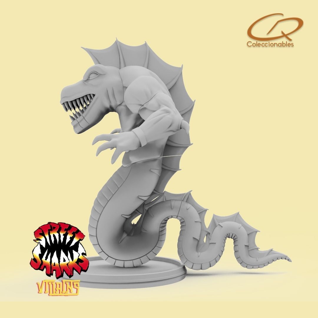 Street Sharks Villains - Repteel 3D print model_4