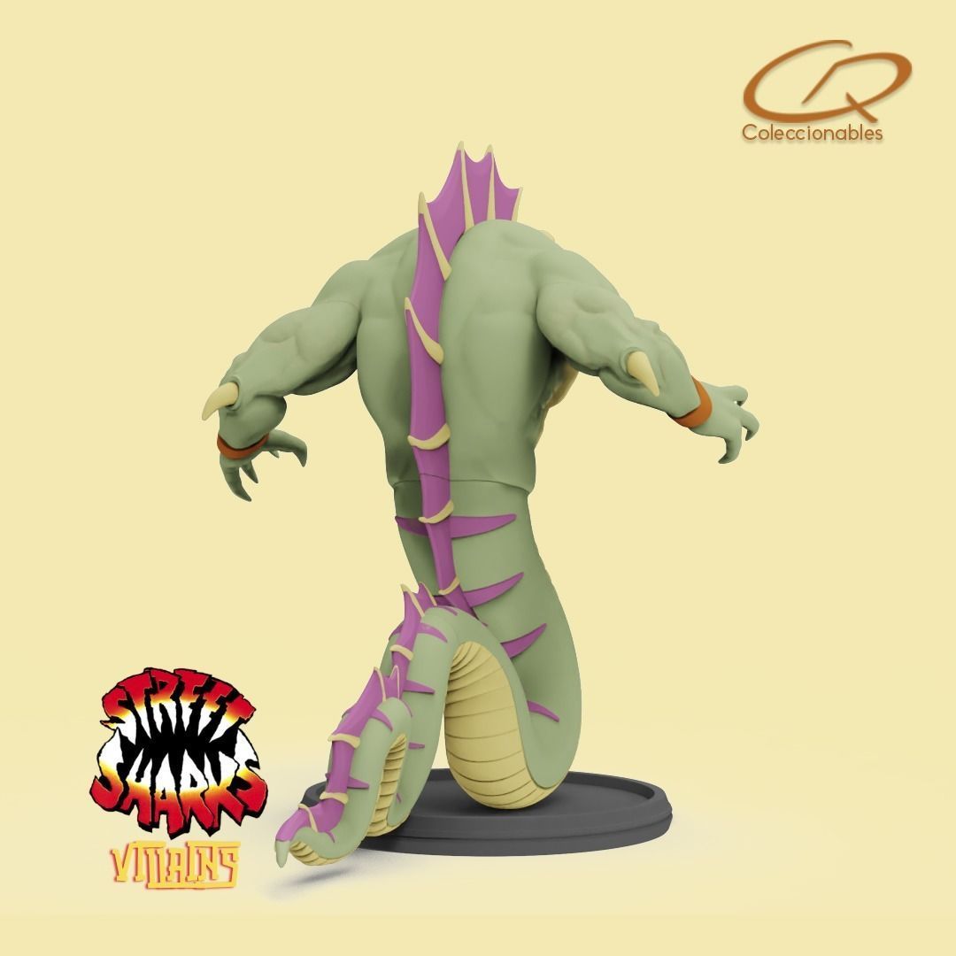 Street Sharks Villains - Repteel 3D print model_8