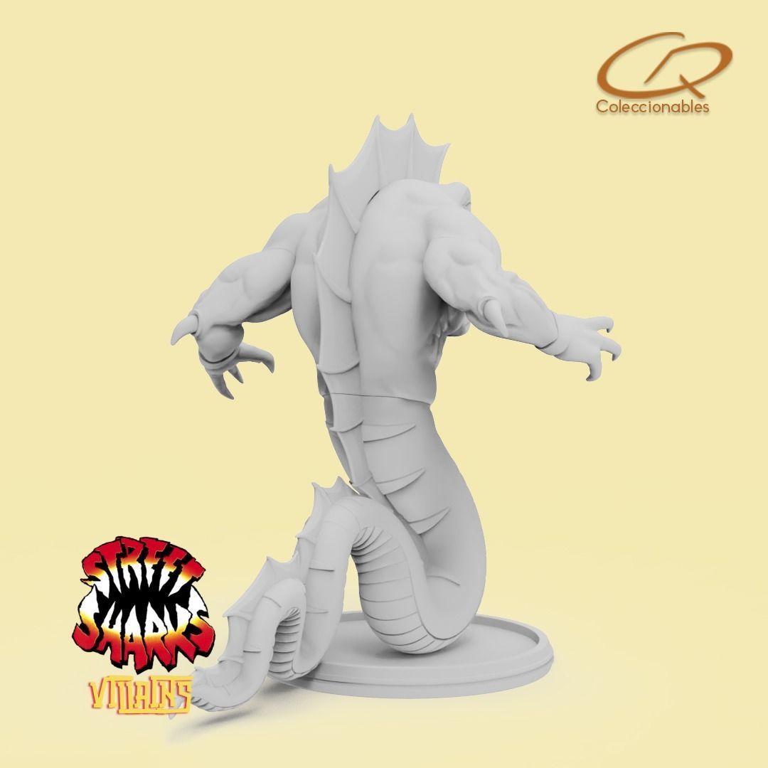 Street Sharks Villains - Repteel 3D print model_2