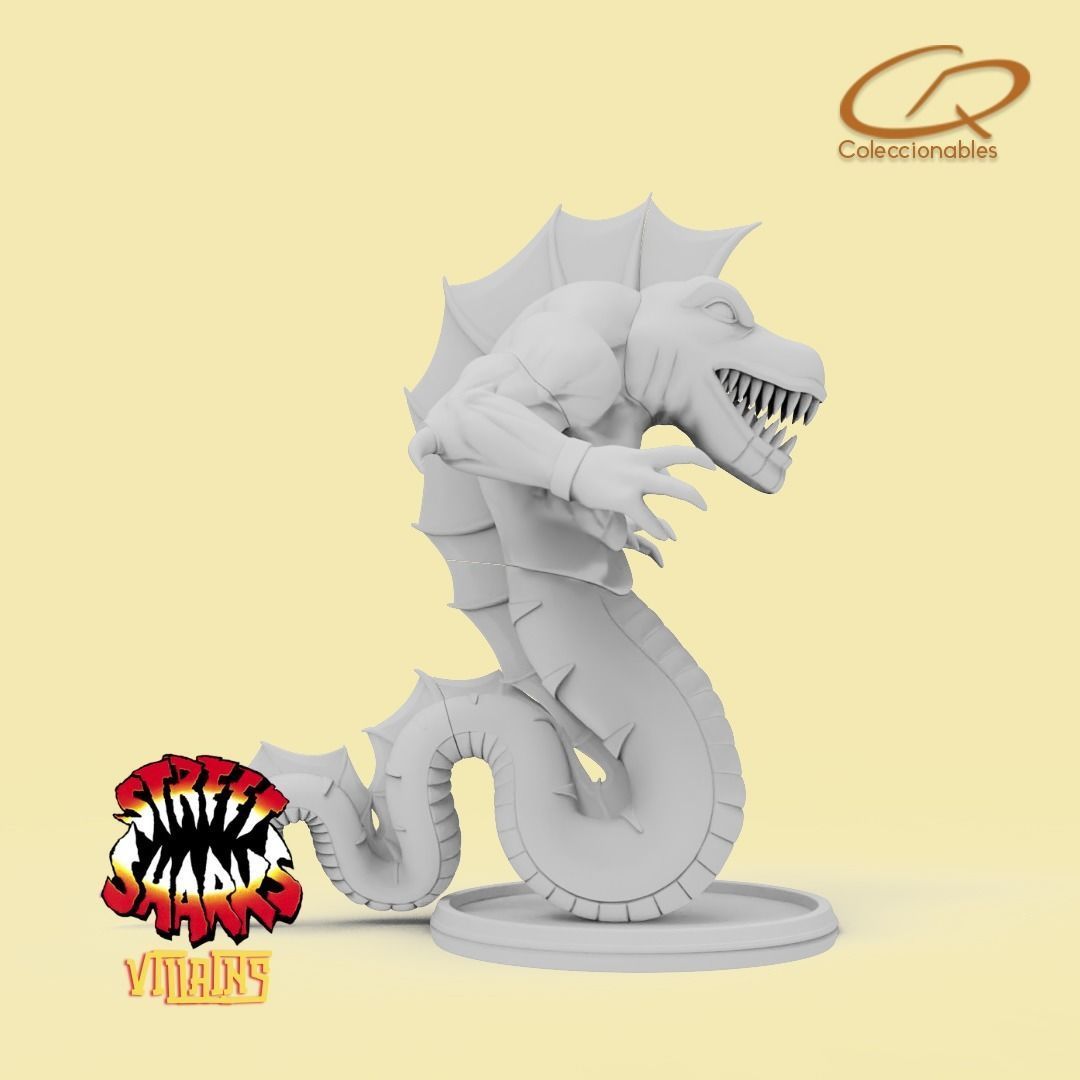 Street Sharks Villains - Repteel 3D print model_3