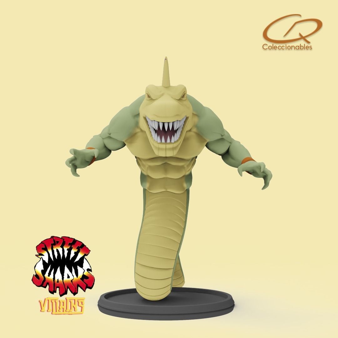 Street Sharks Villains - Repteel 3D print model_6