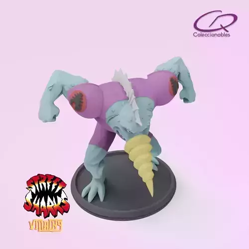 Street Sharks Villains - Slash 3D print model