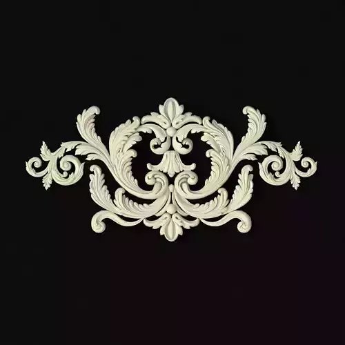 Central decor ornament for furniture