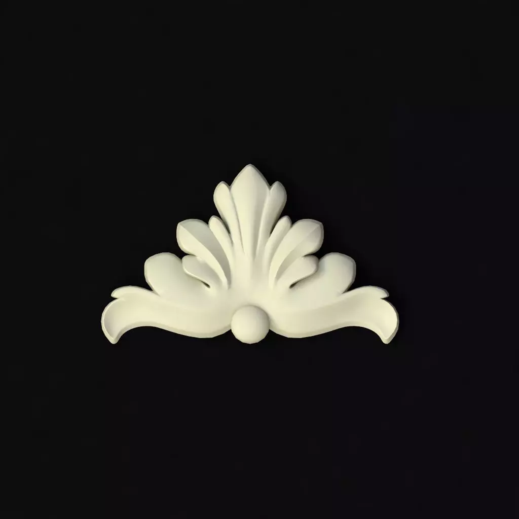 Central decor ornament for furniture Free 3D model