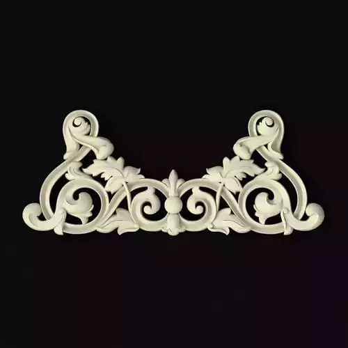 Central decor ornament for furniture