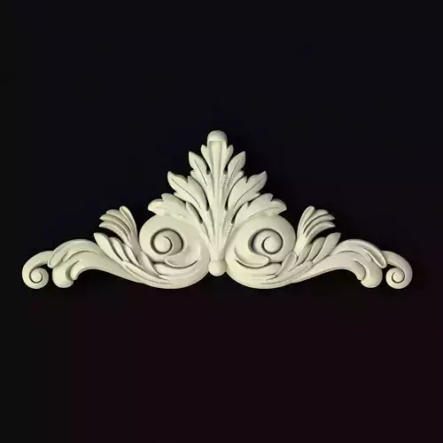 Central decor ornament for furniture