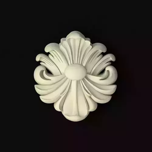 Central decor ornament for furniture