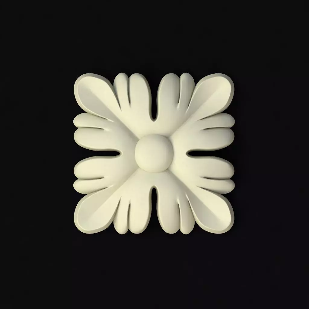 Central decor ornament for furniture Free 3D model