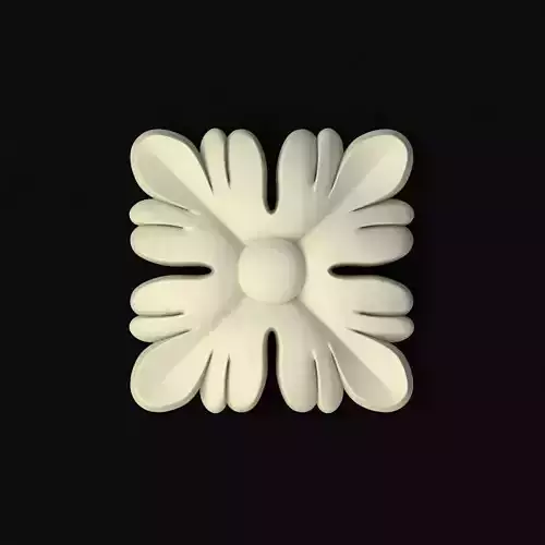 Central decor ornament for furniture