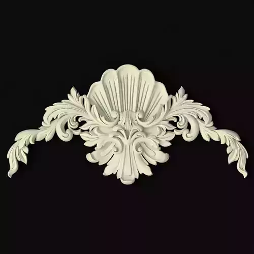 Central decor ornament for furniture