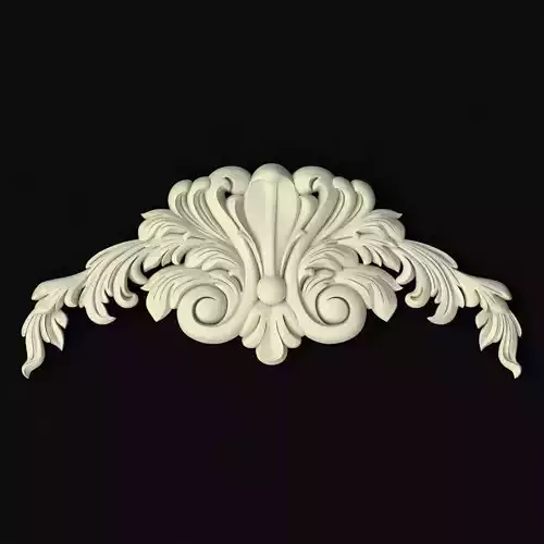 Central decor ornament for furniture