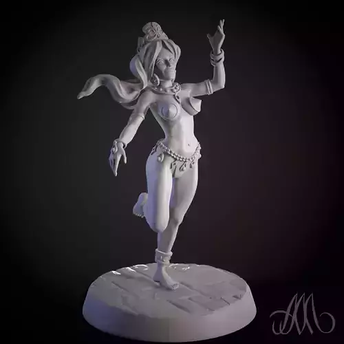 Fantasy dancing girl PRE-SUPPORTED