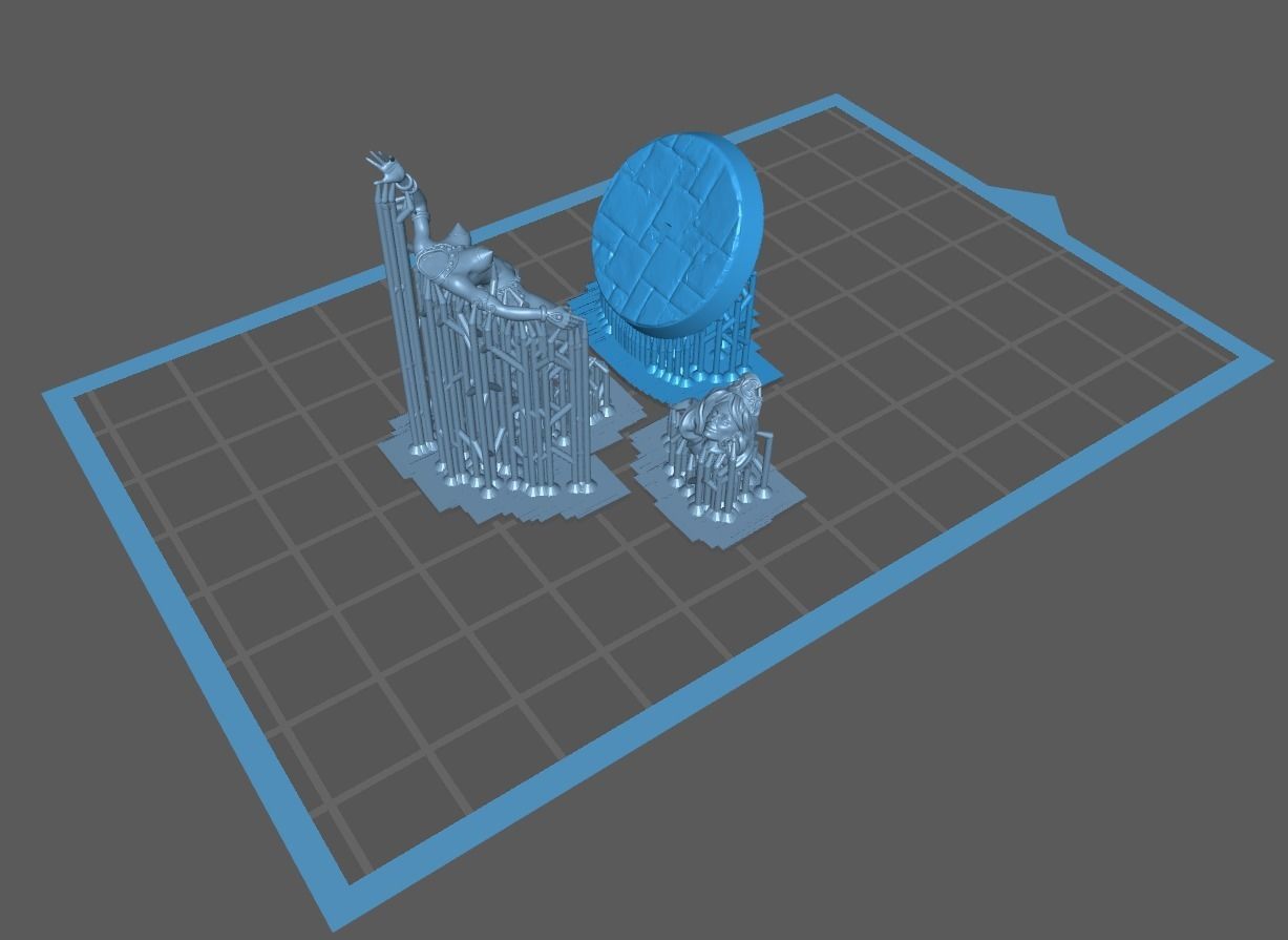 Fantasy dancing girl PRE-SUPPORTED 3D print model_7