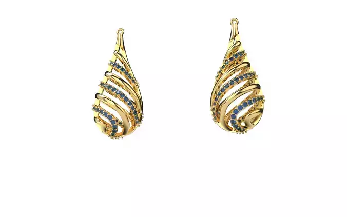 Water Drop Shape Earring