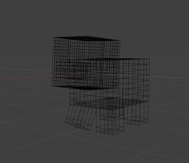 Minecraft Pig Low Poly Free low-poly 3D model_3