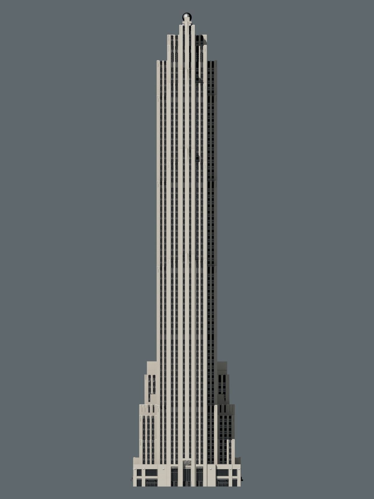 30 Rockefeller Plaza 3D print model_3