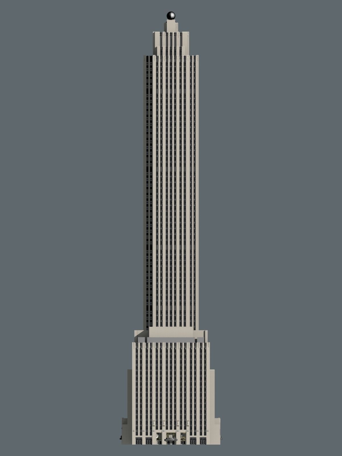 30 Rockefeller Plaza 3D print model_5