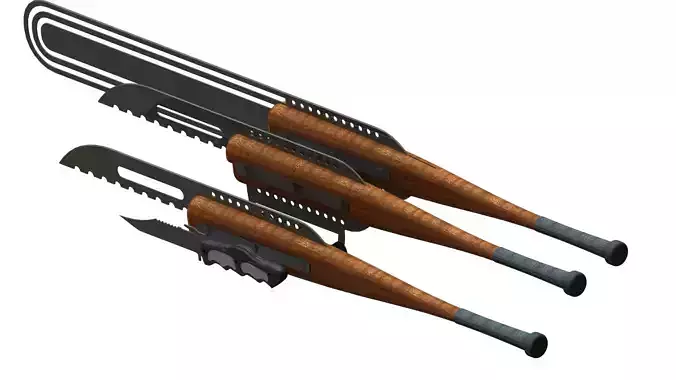 Armes blanche couteau et machette