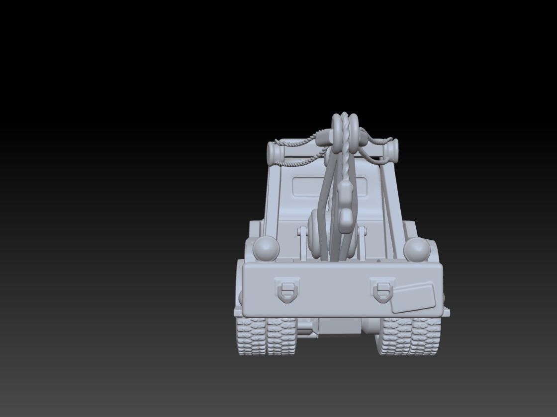 Tow Mater CARS STL 3D print model_10