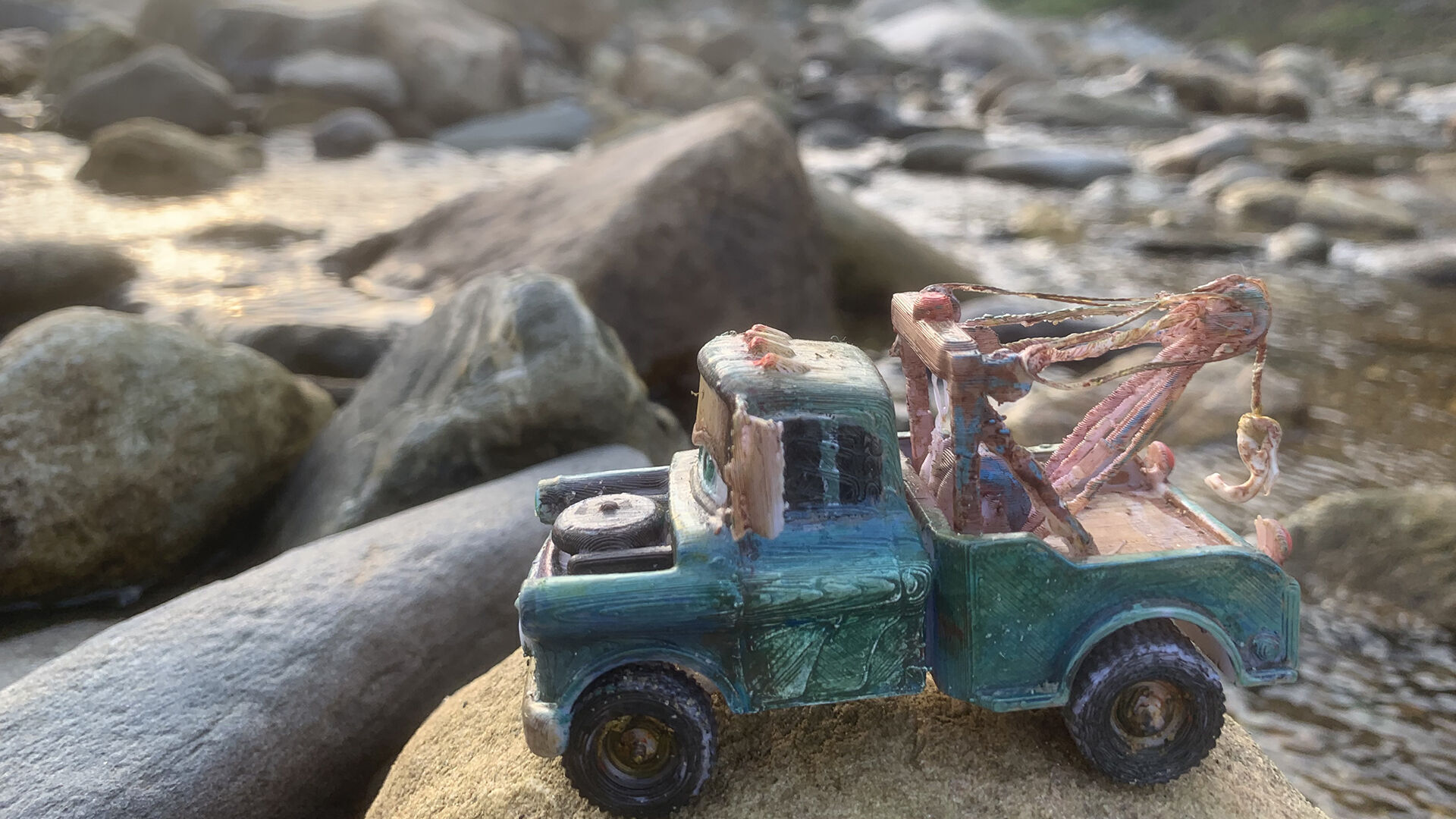 Tow Mater CARS STL 3D print model_2