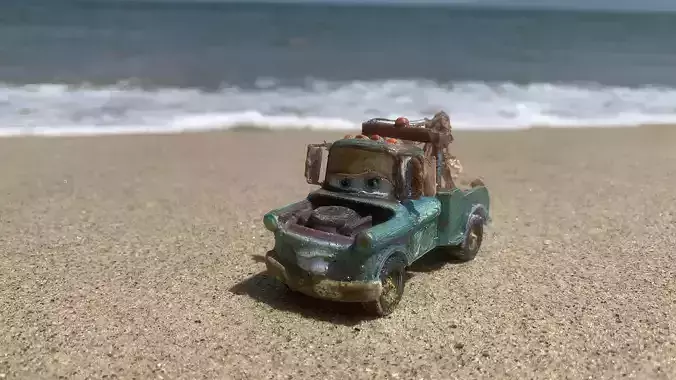Tow Mater CARS  STL 3D print model