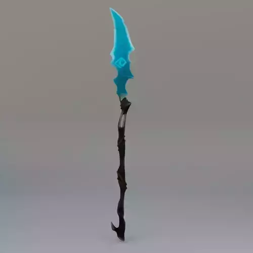 3D Icy Spear Model 