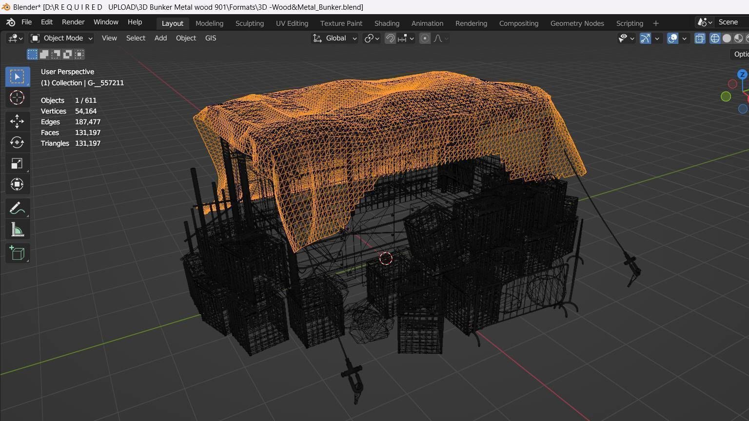 Heavy Bunker 3D model_20