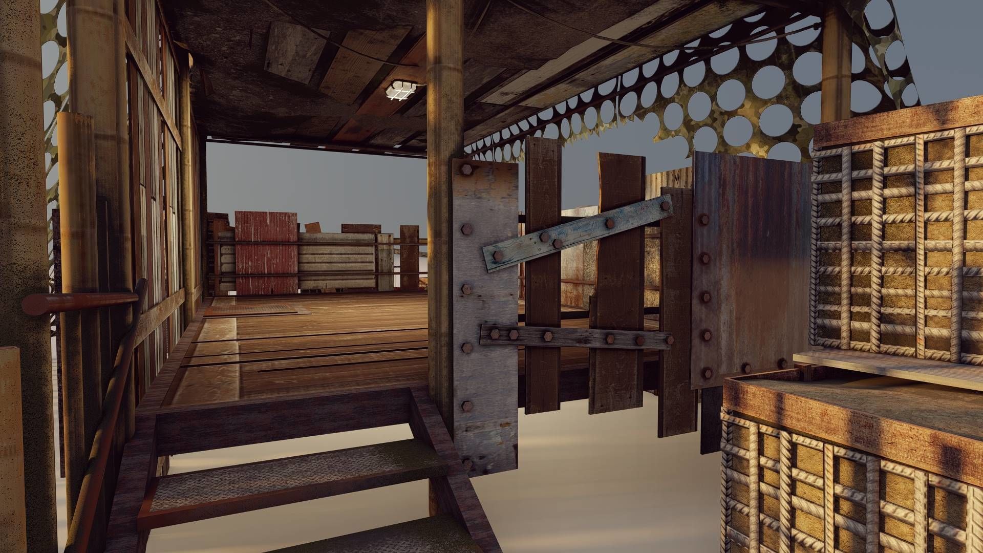 Heavy Bunker 3D model_17