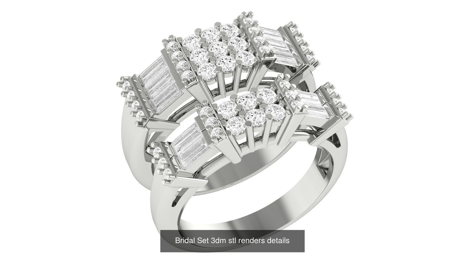 82 Bridal Set 3dm stl renders details 3D Model Collection_26