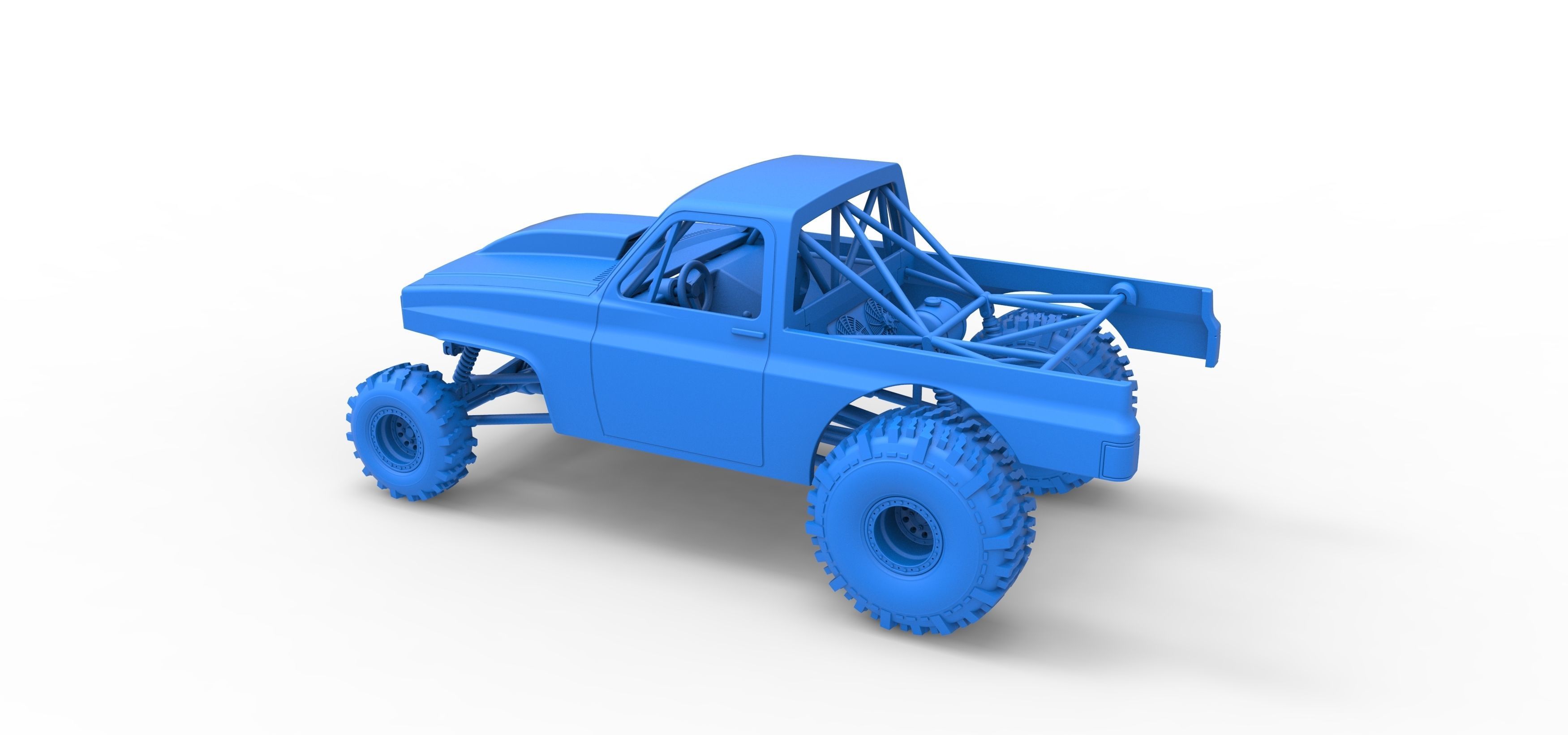 Mud dragster Version 3 Scale 1 to 25 3D print model_29