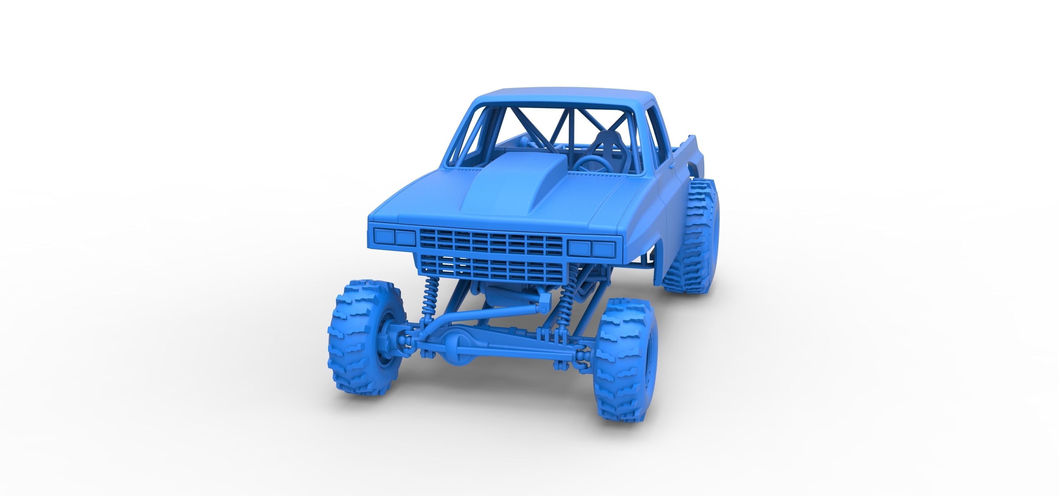 Mud dragster Version 3 Scale 1 to 25 3D print model_22