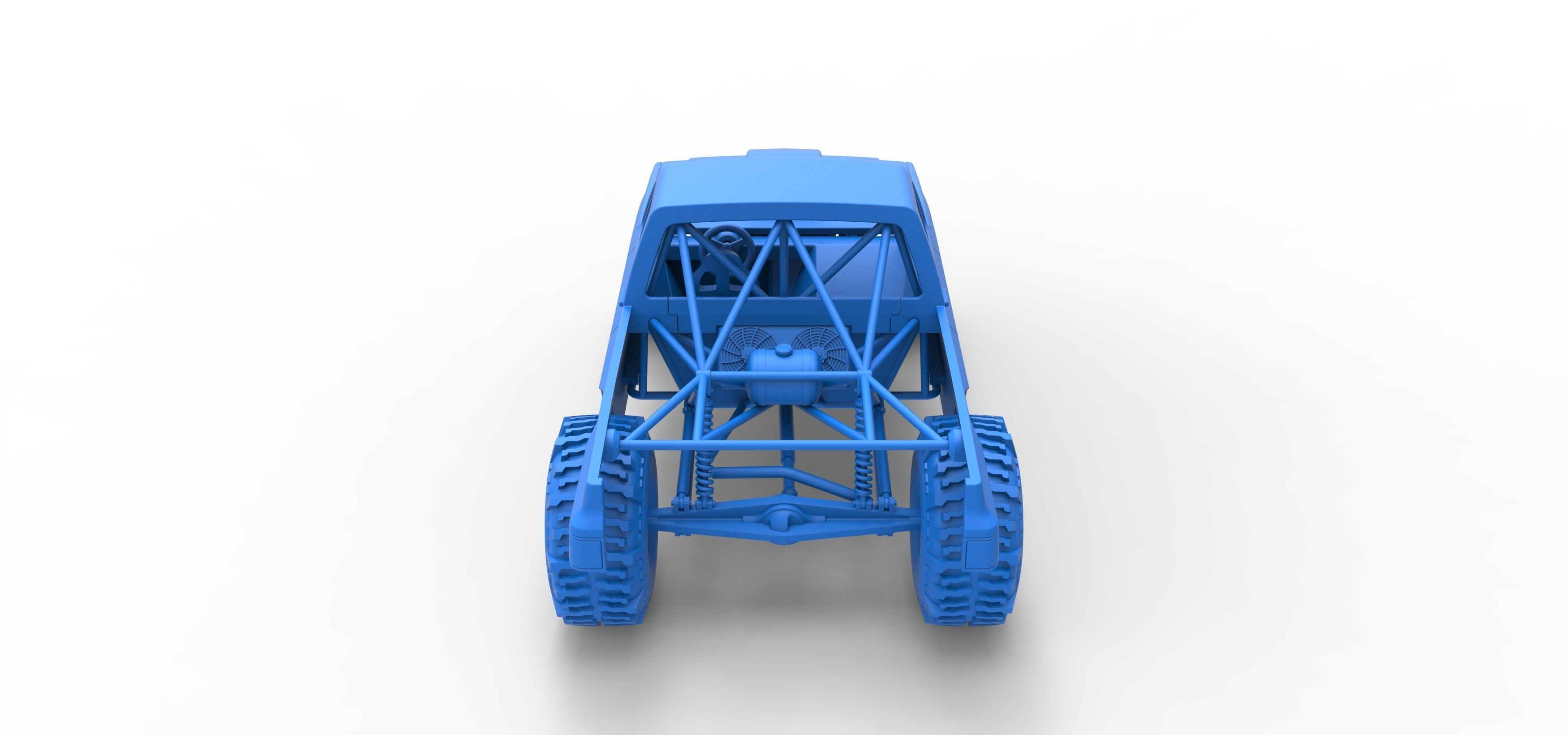 Mud dragster Version 3 Scale 1 to 25 3D print model_34