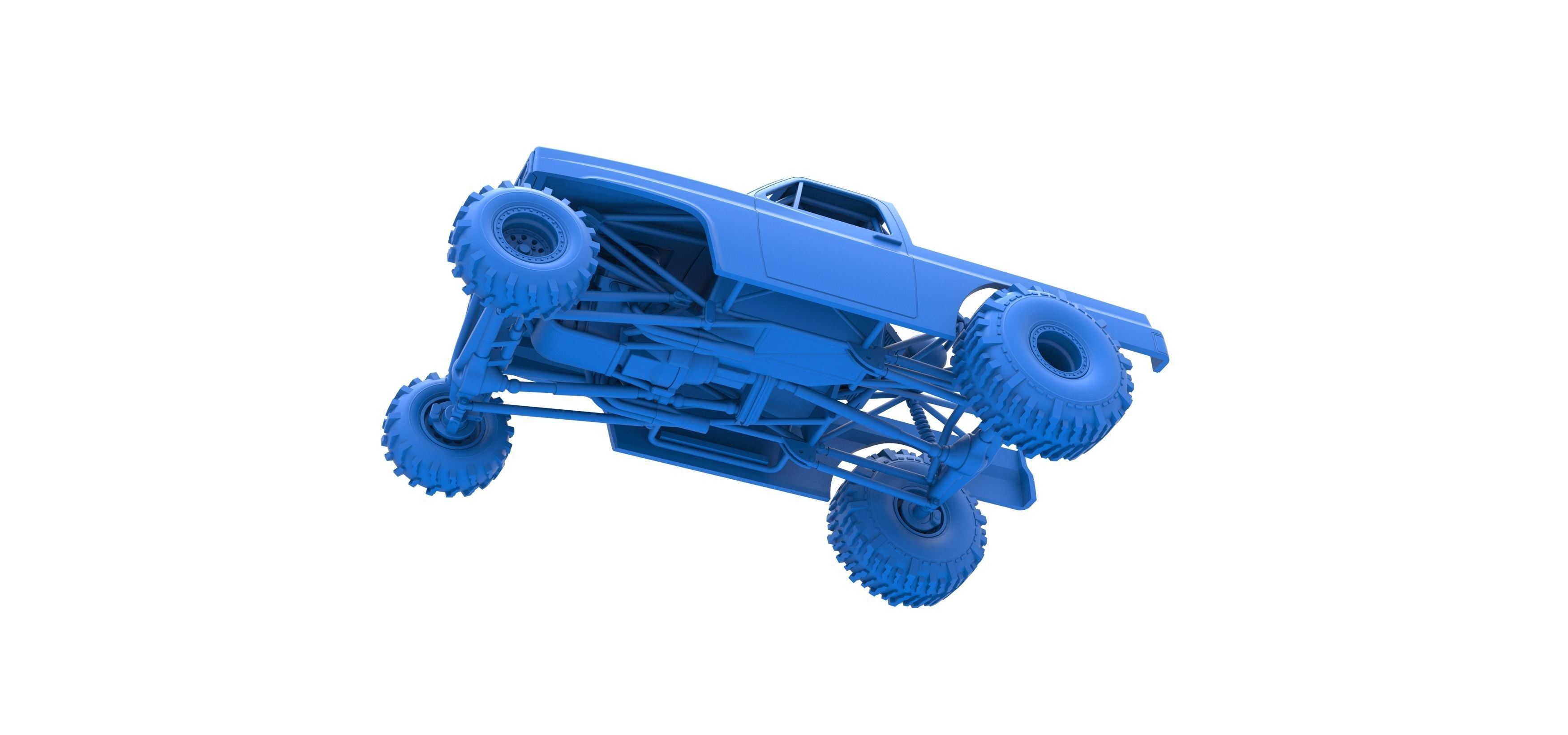 Mud dragster Version 3 Scale 1 to 25 3D print model_20