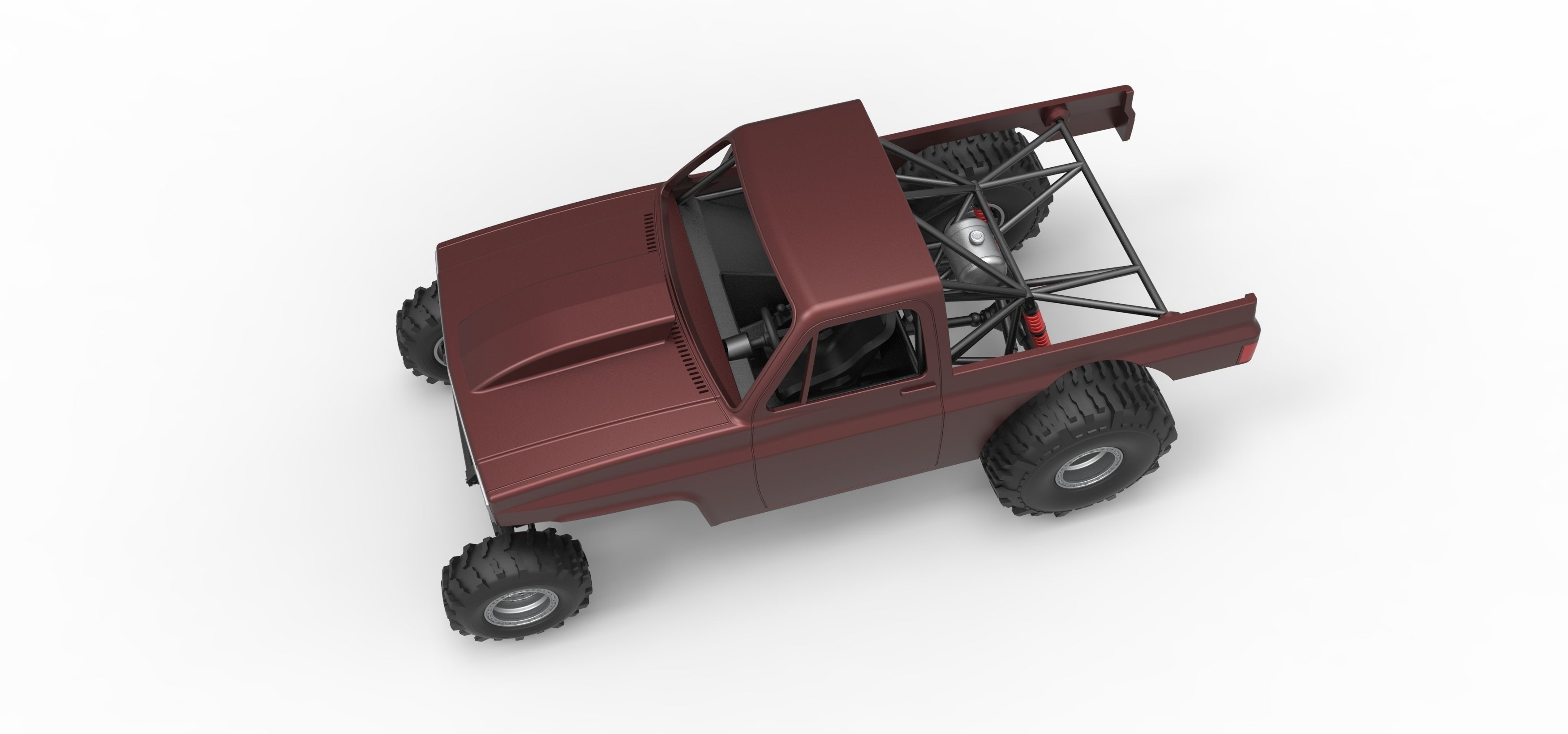 Mud dragster Version 3 Scale 1 to 25 3D print model_4