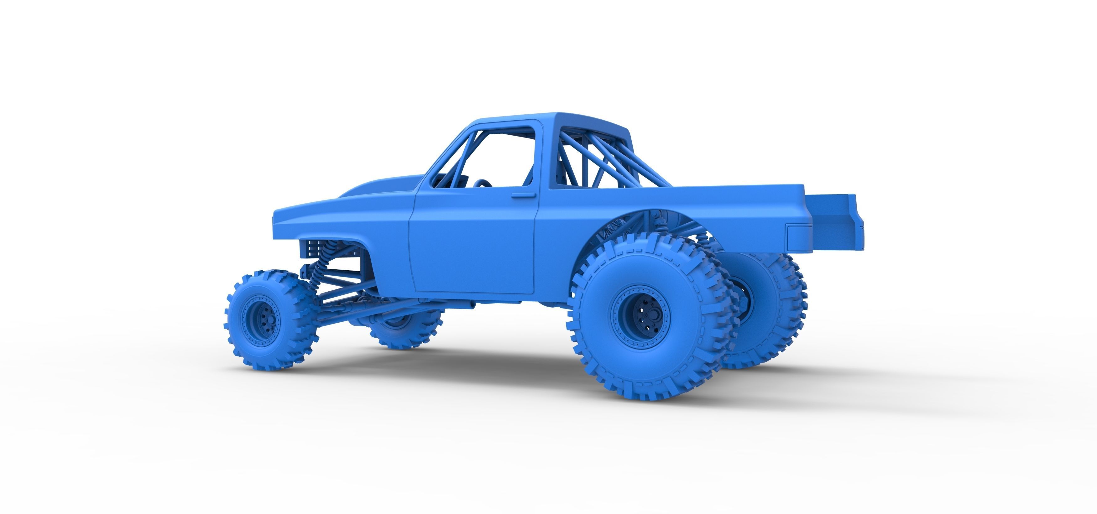 Mud dragster Version 3 Scale 1 to 25 3D print model_30
