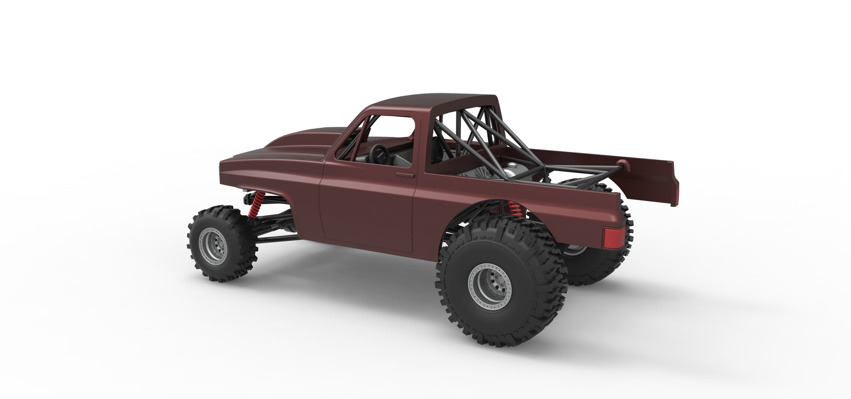 Mud dragster Version 3 Scale 1 to 25 3D print model_12