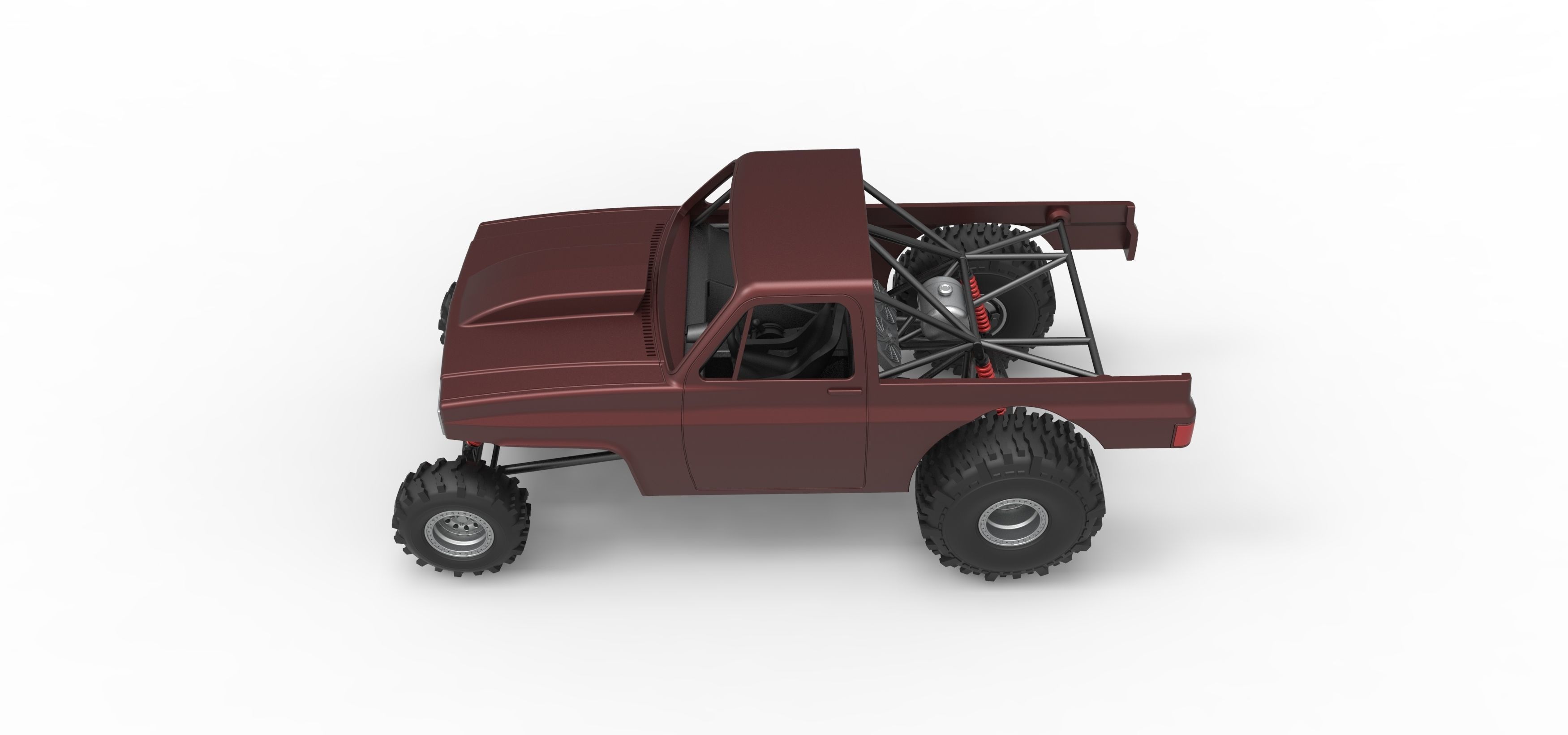 Mud dragster Version 3 Scale 1 to 25 3D print model_10