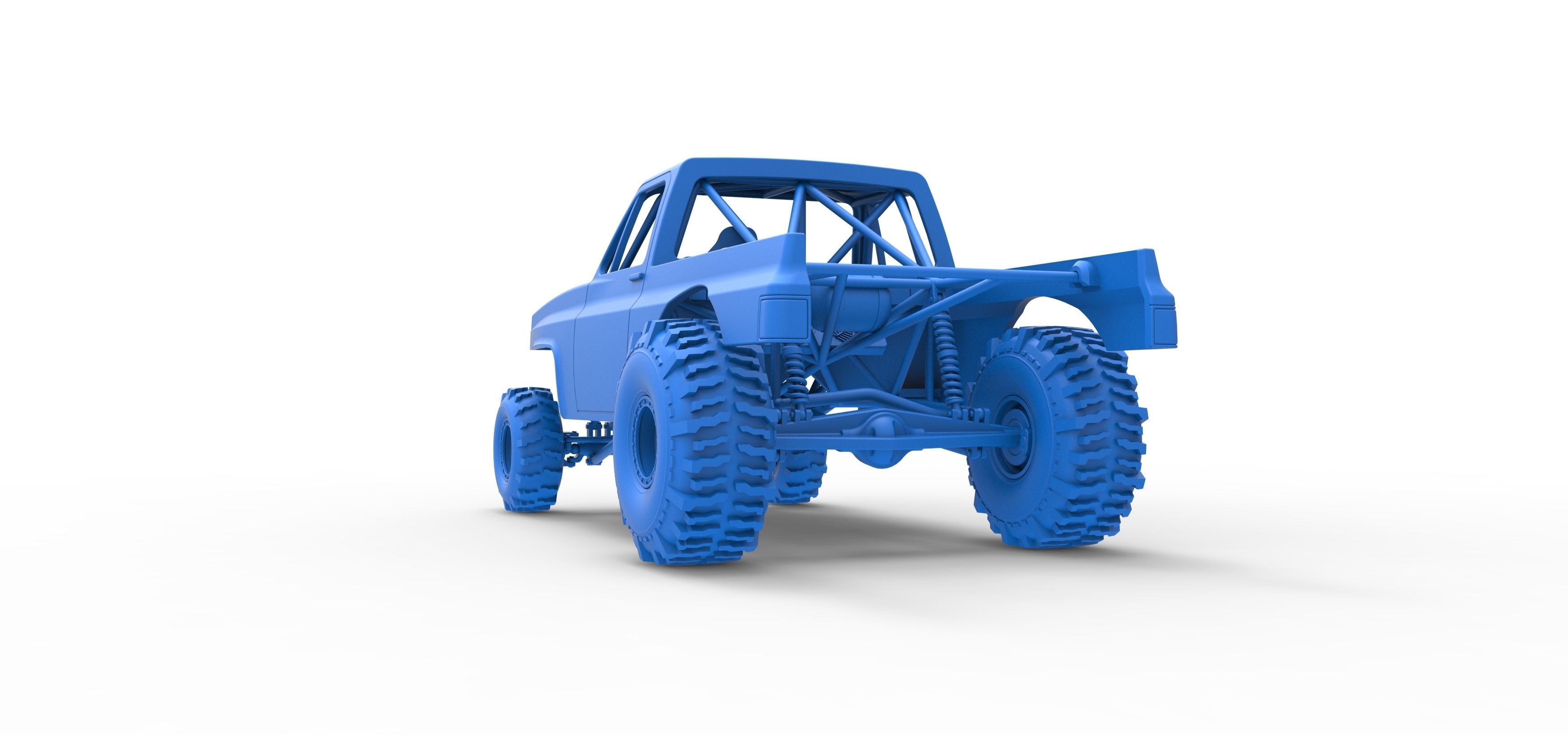 Mud dragster Version 3 Scale 1 to 25 3D print model_32