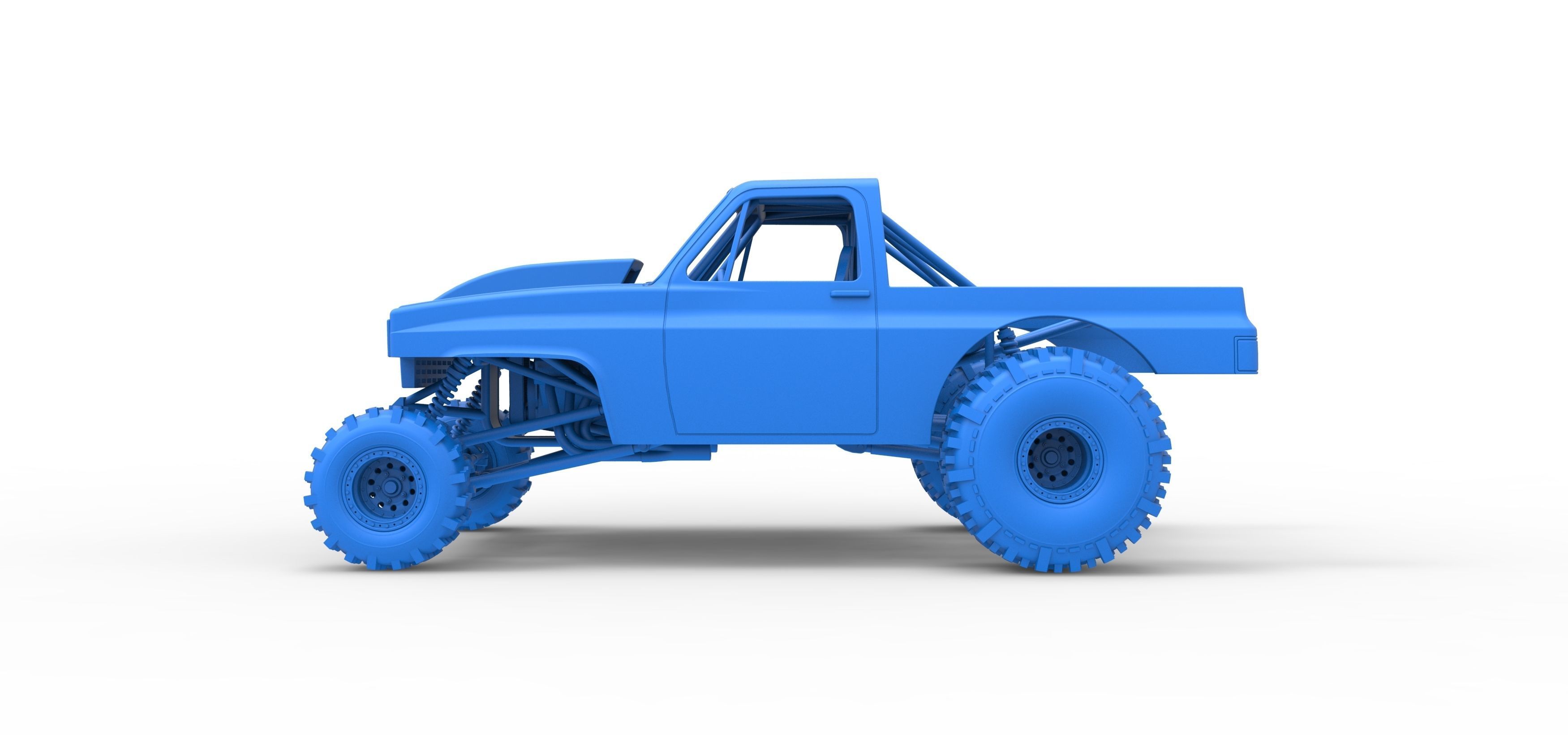 Mud dragster Version 3 Scale 1 to 25 3D print model_26