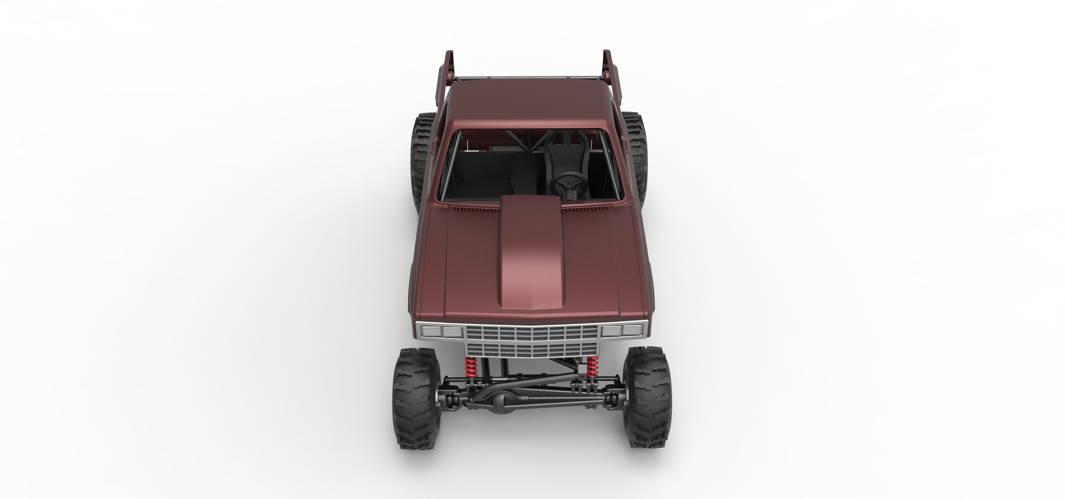 Mud dragster Version 3 Scale 1 to 25 3D print model_8