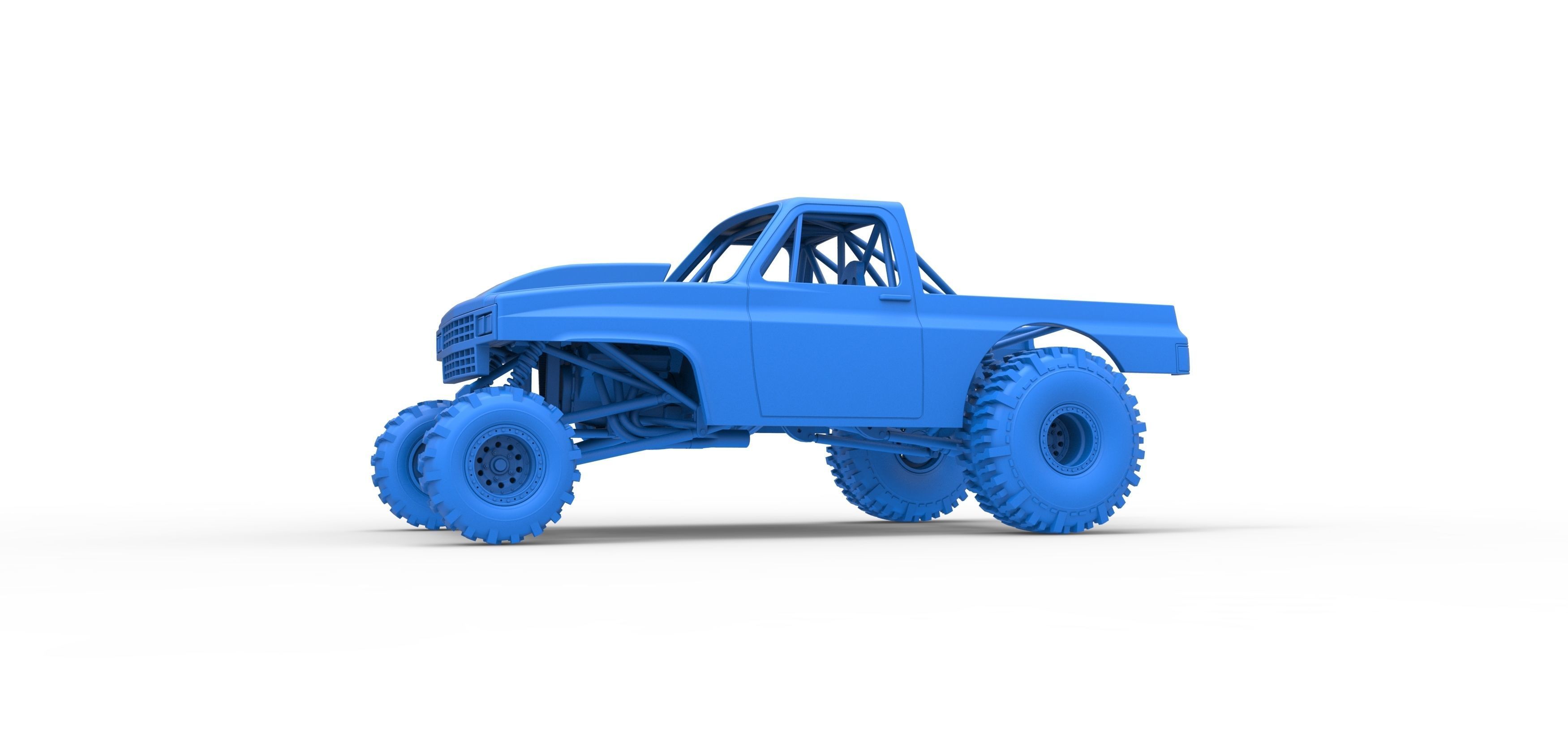 Mud dragster Version 3 Scale 1 to 25 3D print model_19