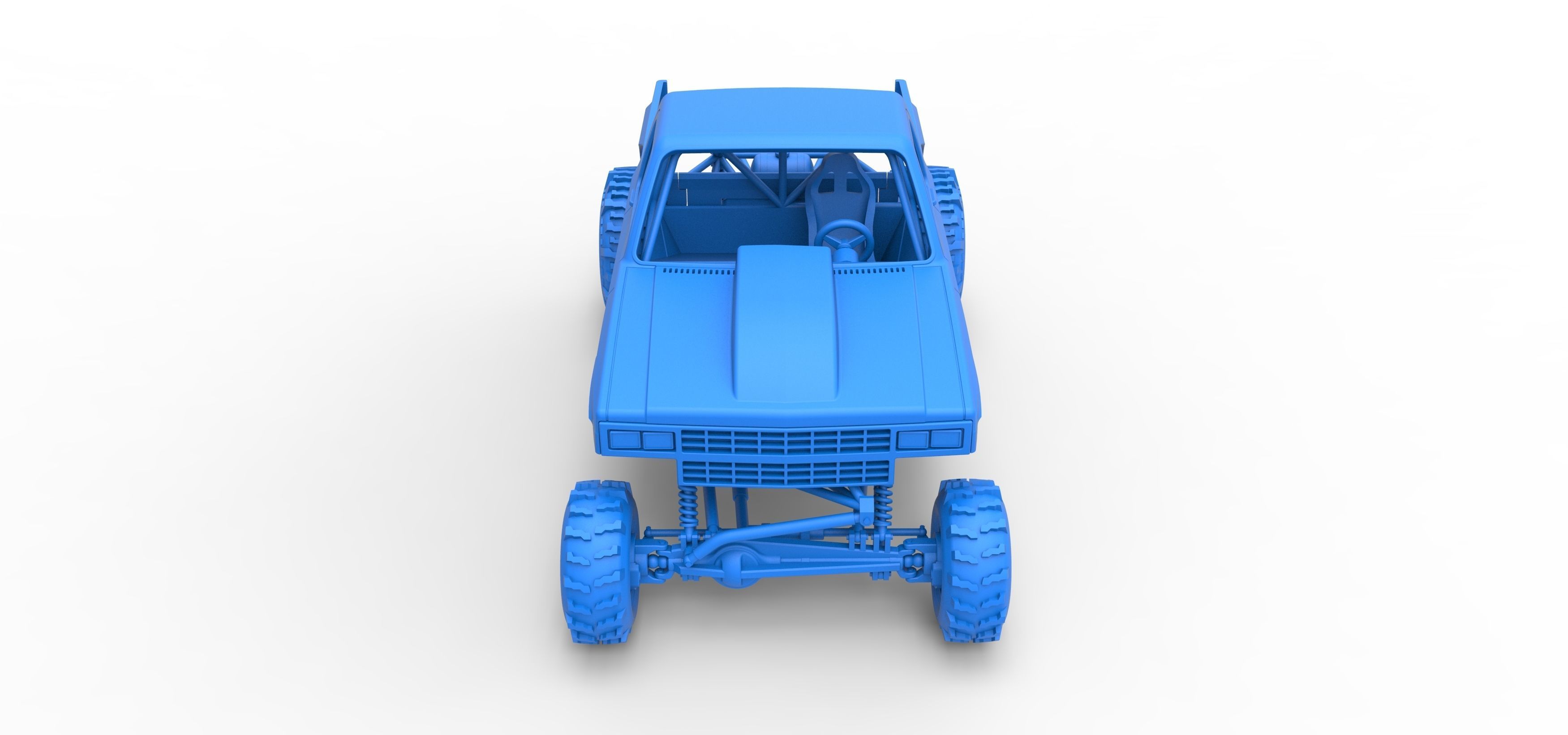 Mud dragster Version 3 Scale 1 to 25 3D print model_25