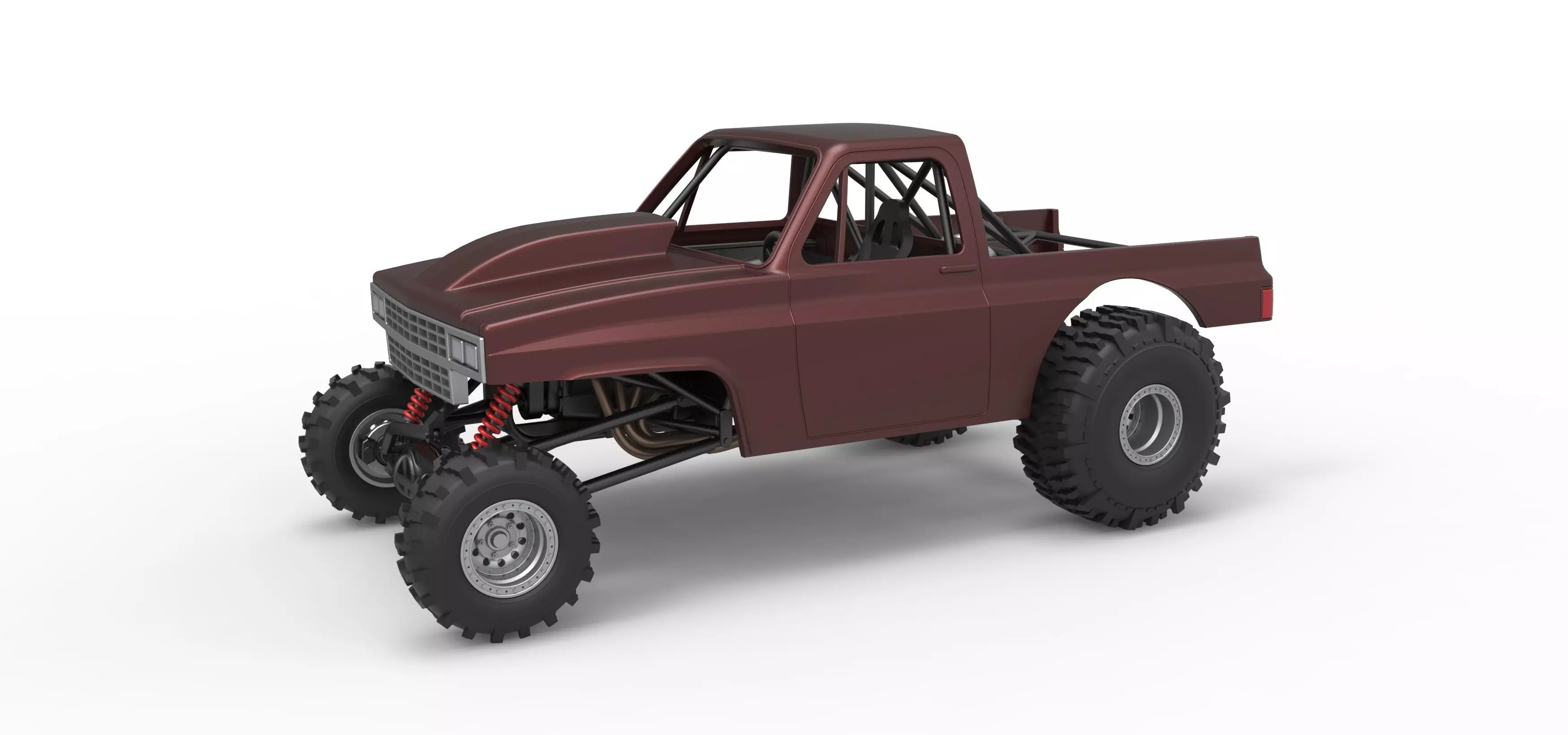 Mud dragster Version 3 Scale 1 to 25 3D print model_0