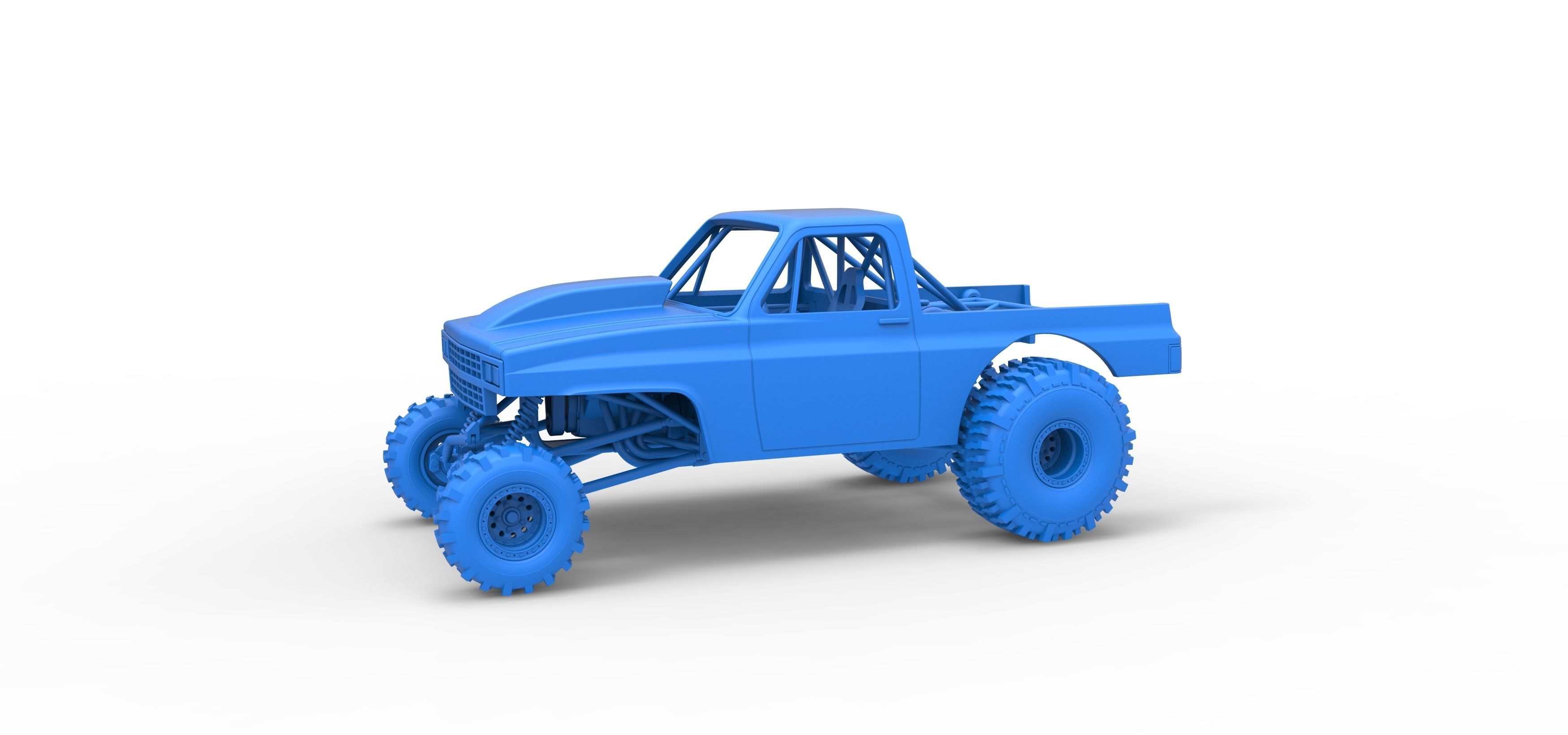 Mud dragster Version 3 Scale 1 to 25 3D print model_18