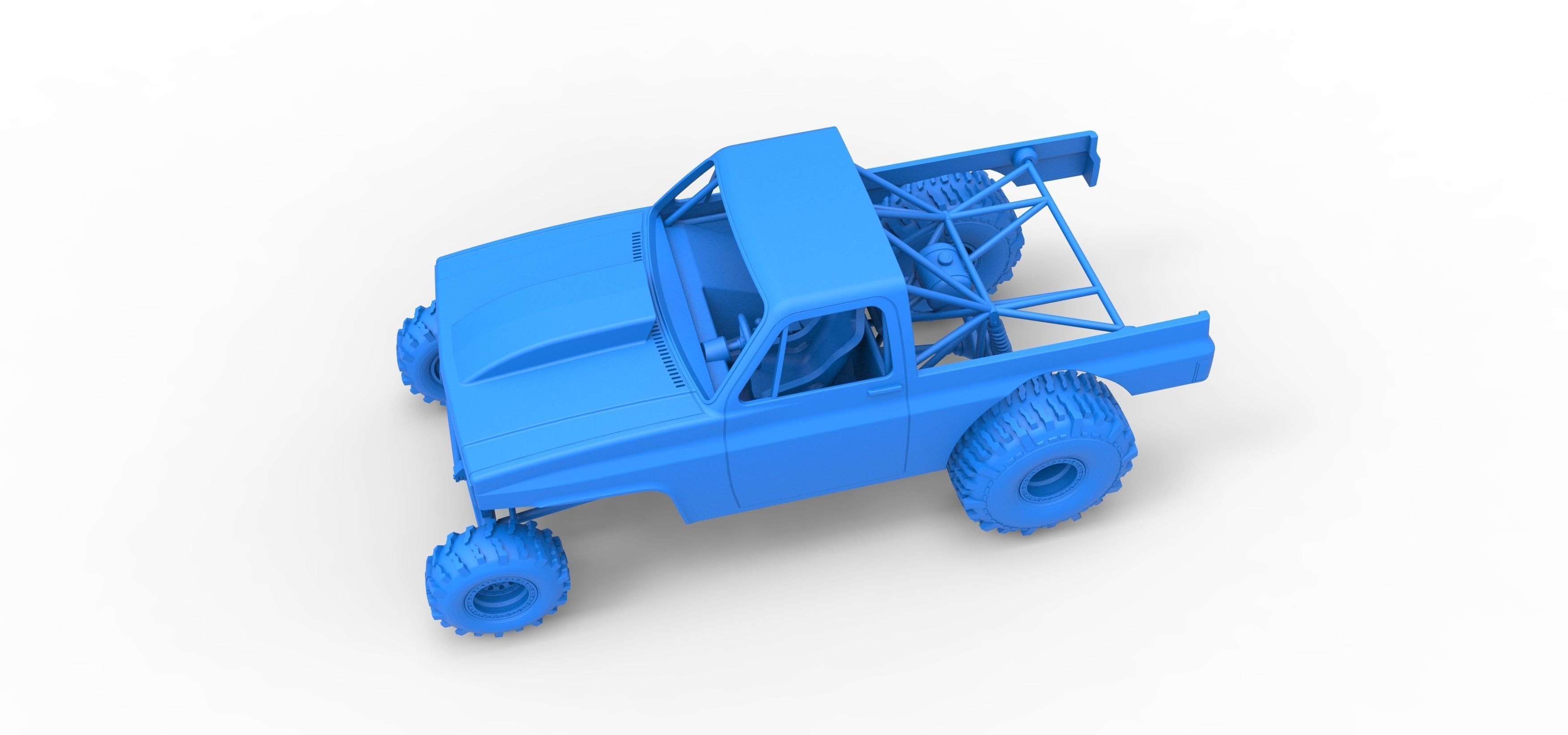 Mud dragster Version 3 Scale 1 to 25 3D print model_21