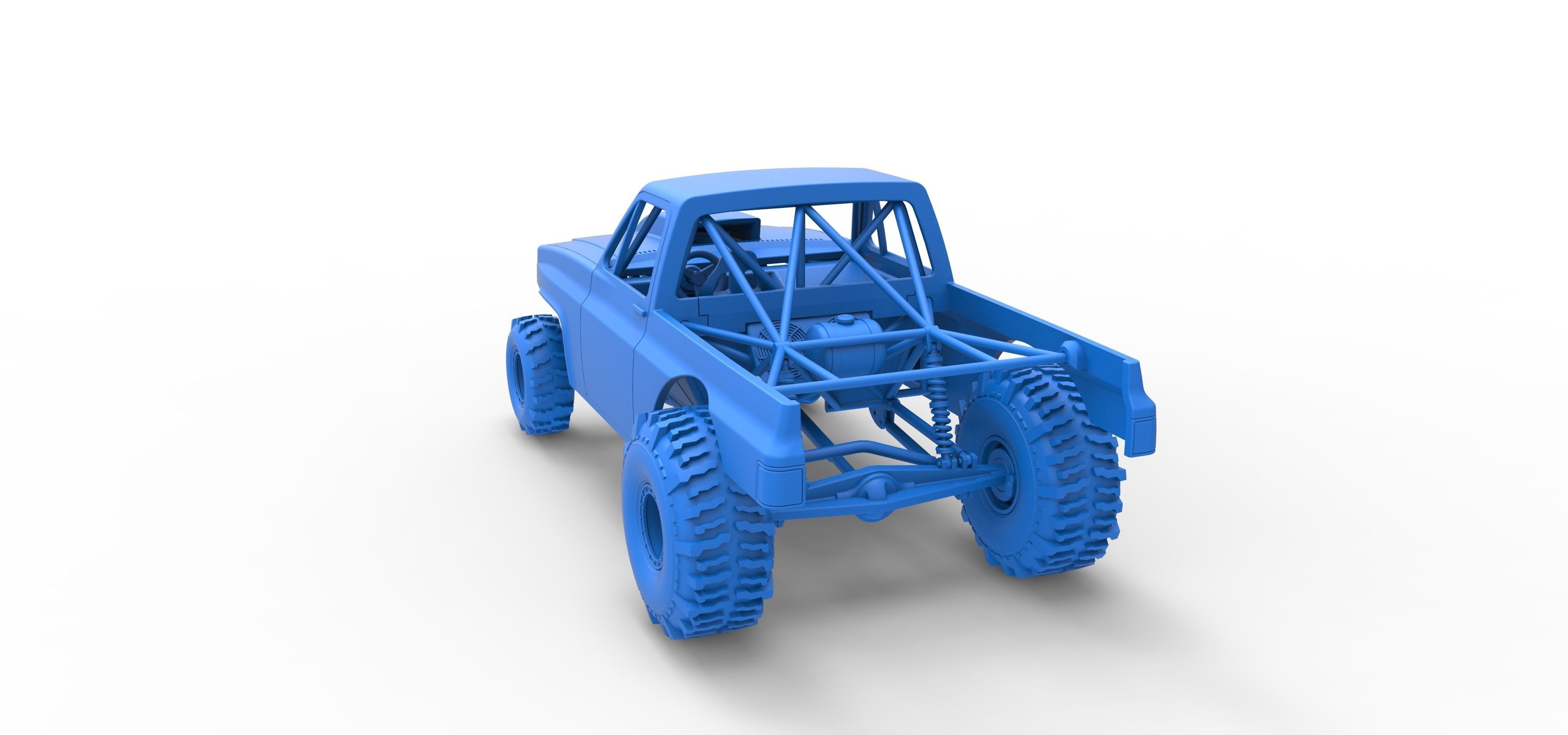 Mud dragster Version 3 Scale 1 to 25 3D print model_31