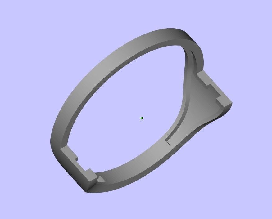 Womens Two piece solitaire ring 3D print model_5