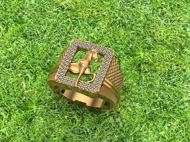 Horse Ring 3D print model