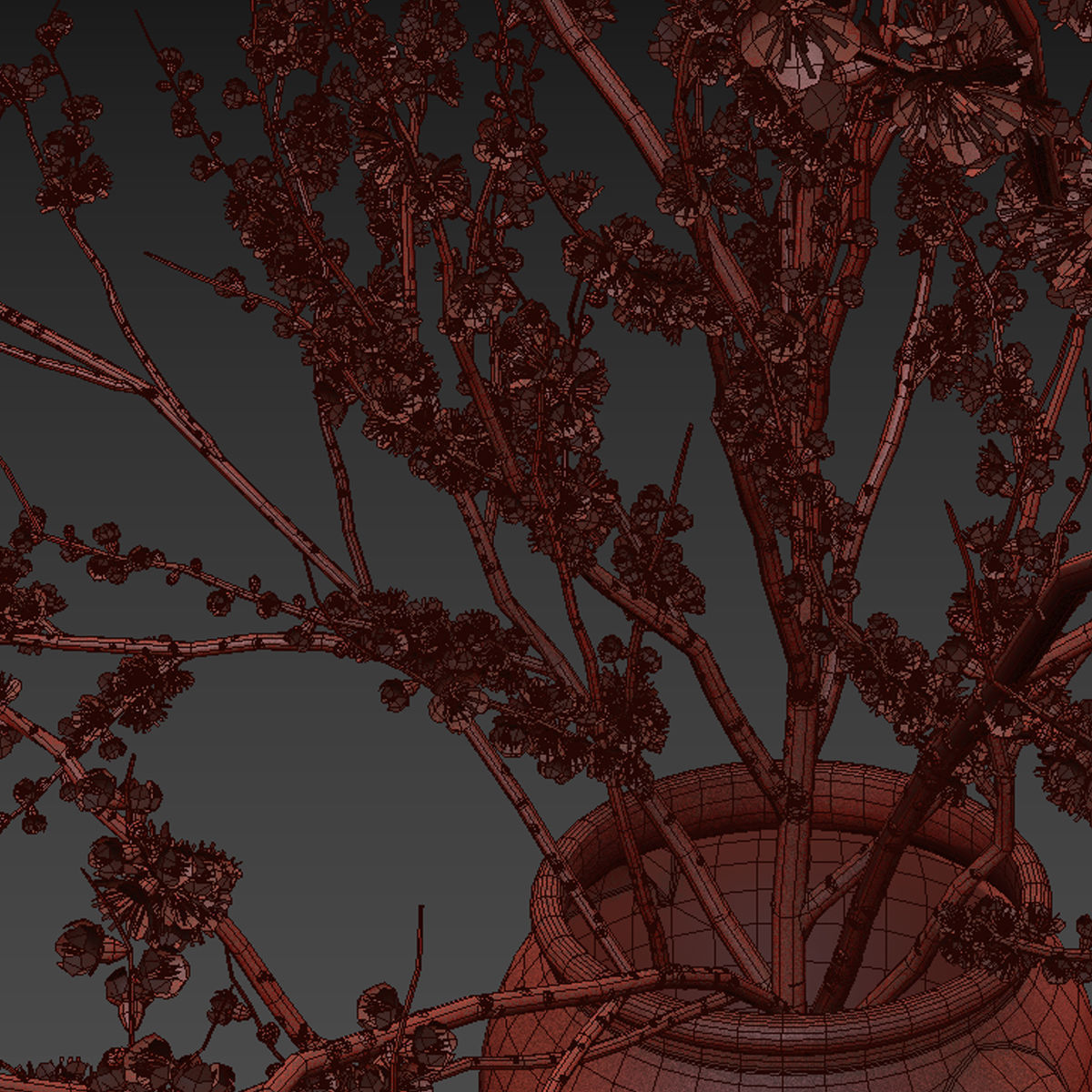 Flower In Vase   24 3D model_6