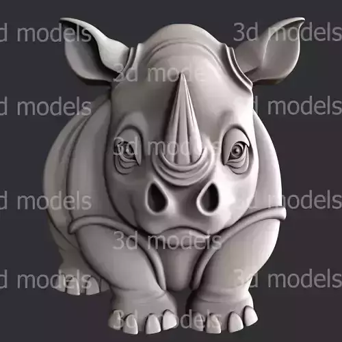 3d STL models for CNC router or 3dprinter Rhino P504